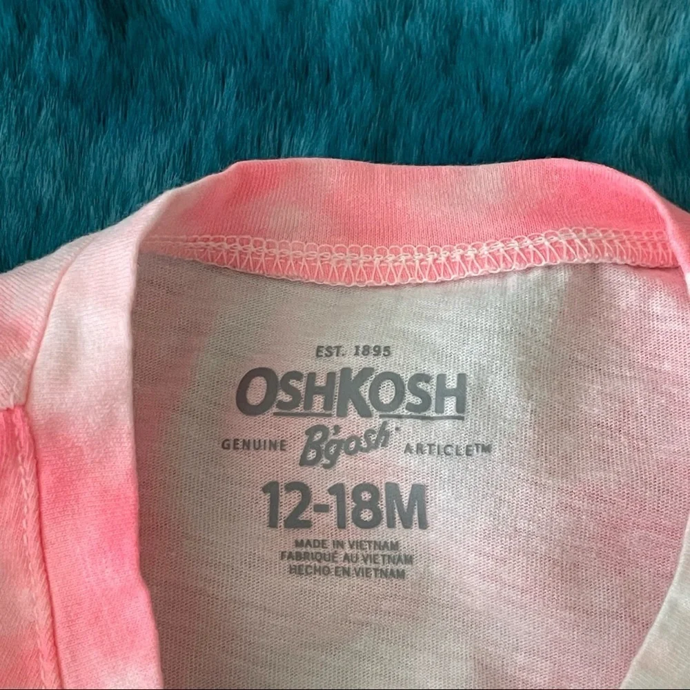 OshKosh B’gosh Toddler Girl Graphic T-Shirt Size 12-18 Months